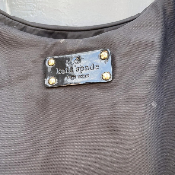 Kate Spade Stevie Two-handle Diaper Bag Black Nylon, 7” x  13” x 11” - Picture 9 of 15